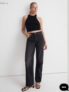 Madewell Low-Slung Straight Jeans Sz 33